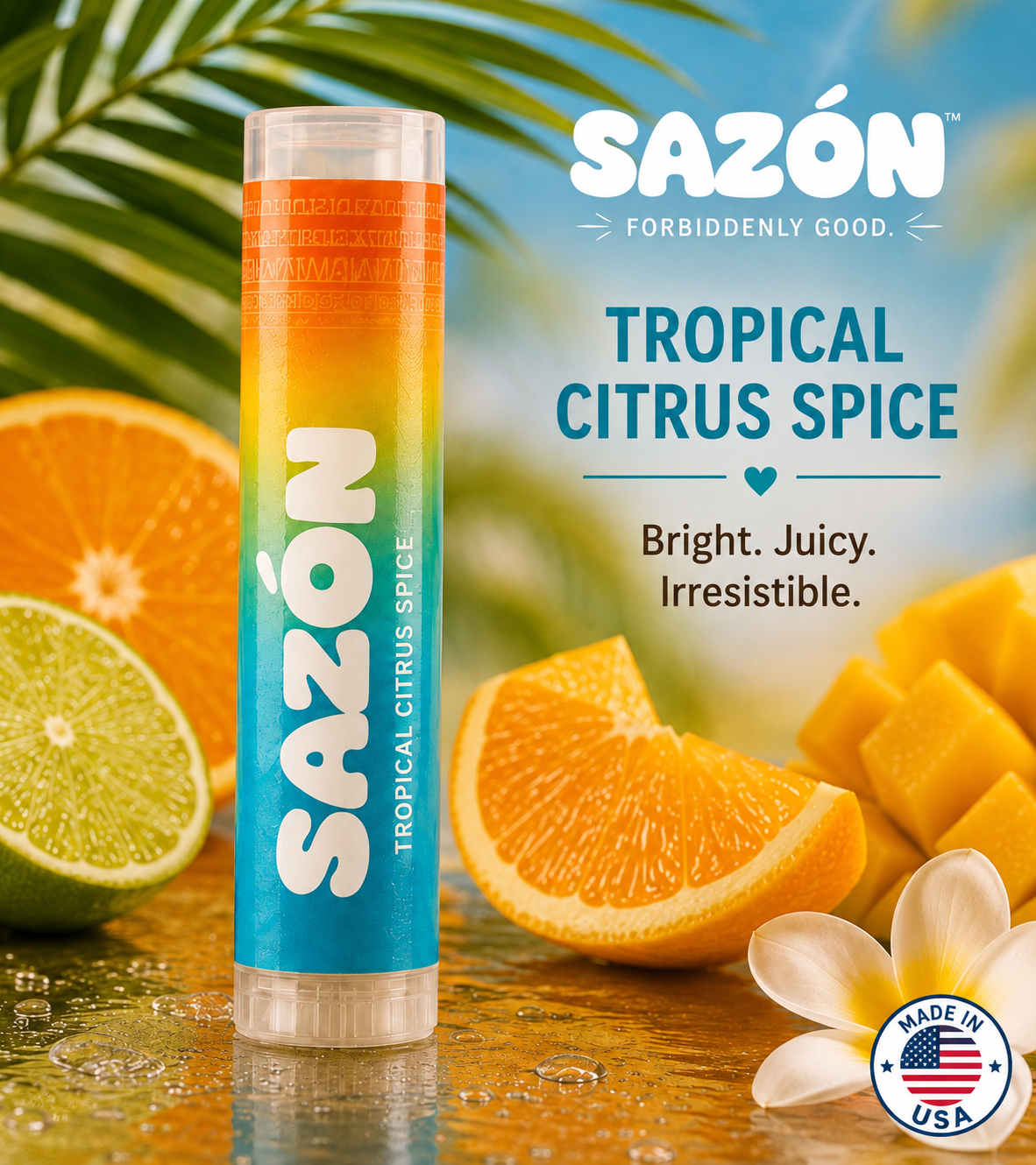Tropical Citrus Spice lip balm